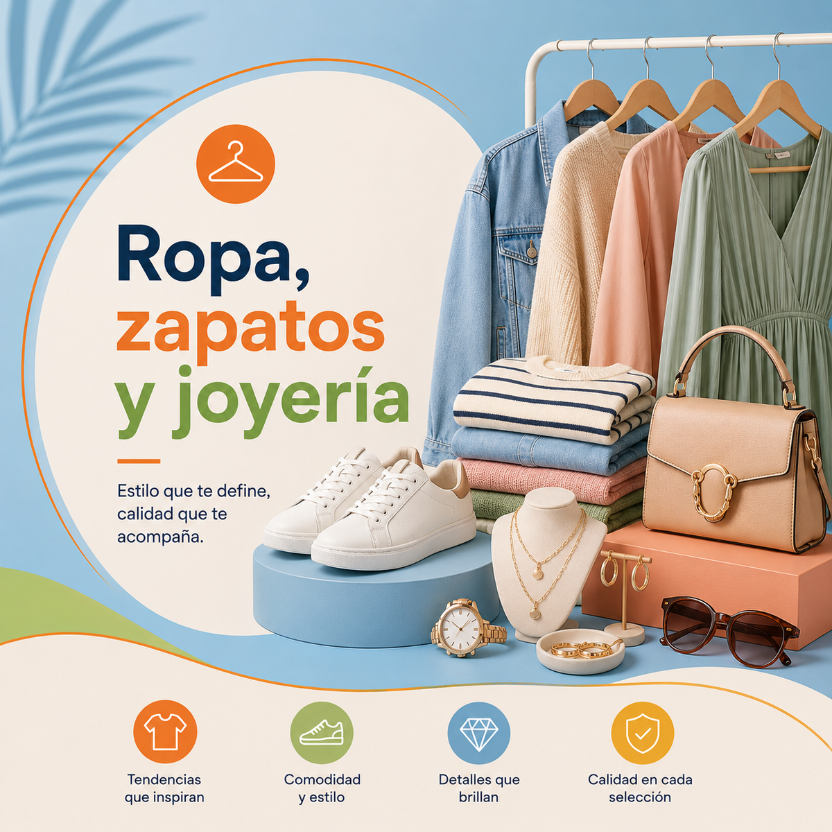 Ropa, zapatos y joyería