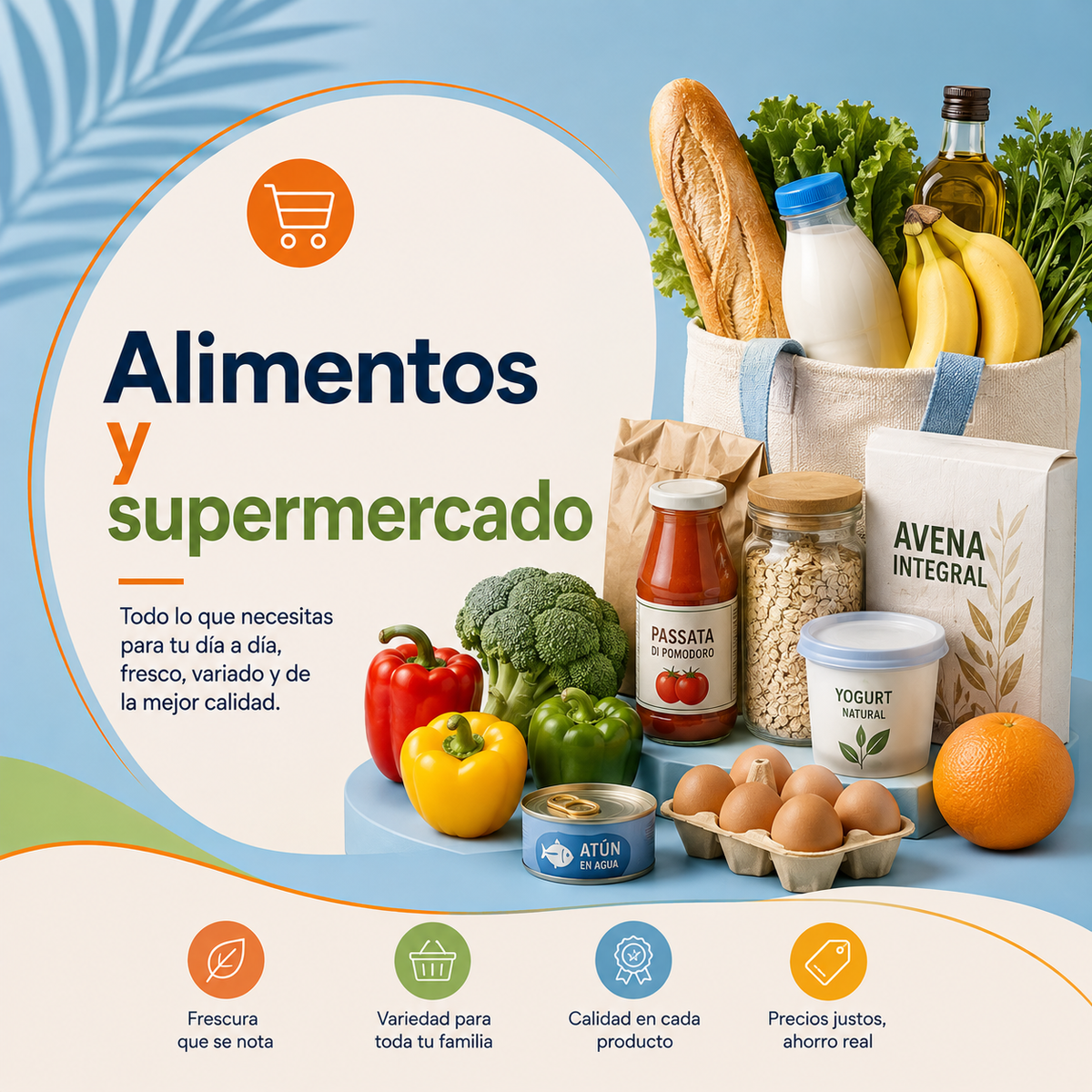 Alimentos y supermercado