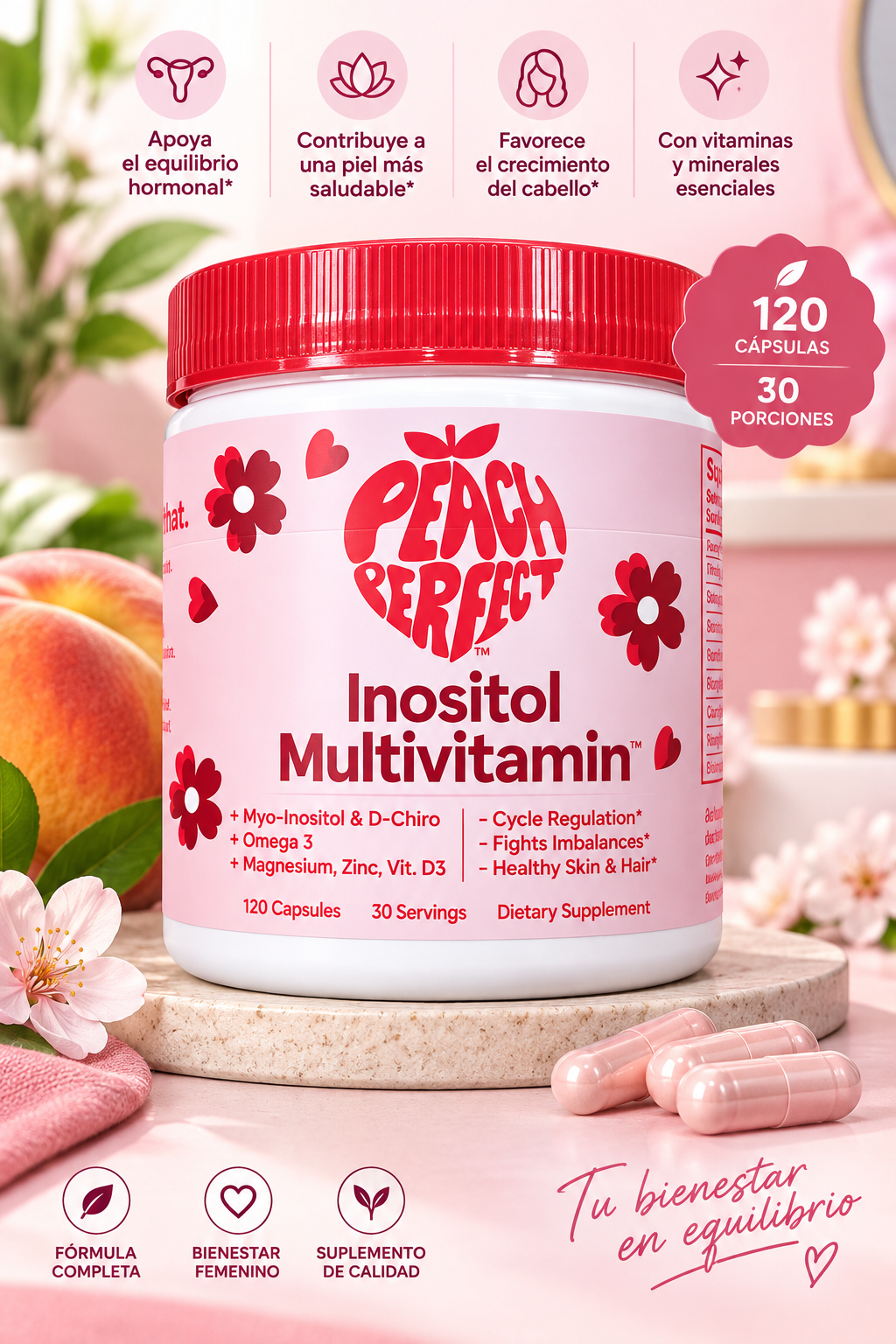 Inositol Multivitamin – Peach Perfect L